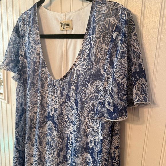 Show Me Your Mumu Blue medium mini dress - Picture 2 of 4